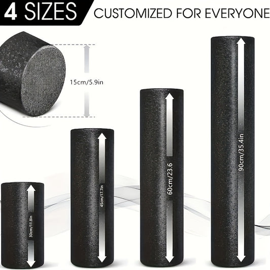 High-Density EPP Foam Roller for Yoga, Pilates, and Exercise: Multiple Sizes, Perfect for Stretching, Massage, and Muscle Recovery