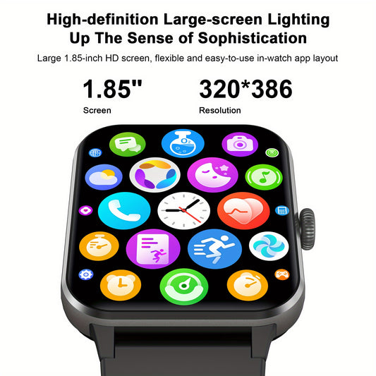 Blackview Advanced Fitness Smart Watch - Comprehensive Health & Activity Tracker with Sleep & Pressure Monitor - 100+ Sports Modes, Waterproof, Syncs with Android & iPhone, Unisex Design