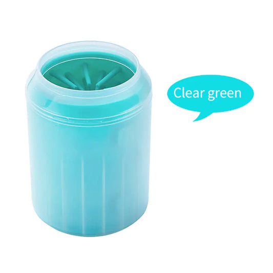 Pet Foot Wash Cup for Dogs - Cleaning Tool and Brush Mmall USA