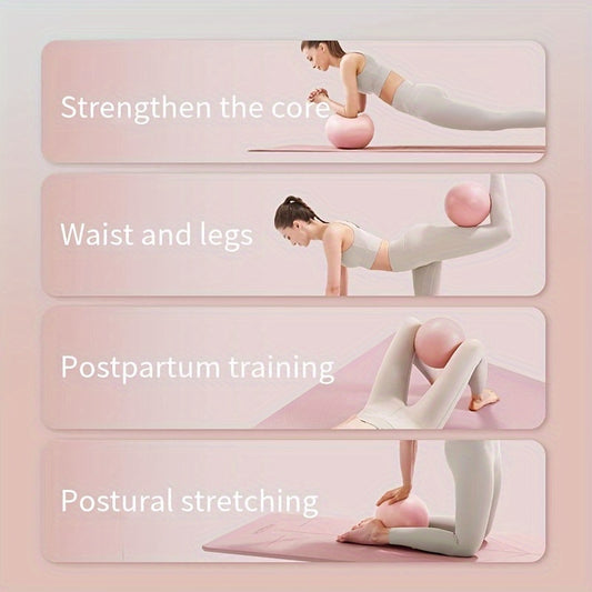 Yoga Pilates Ball, Muscle Training Fitness Ball, With Pump