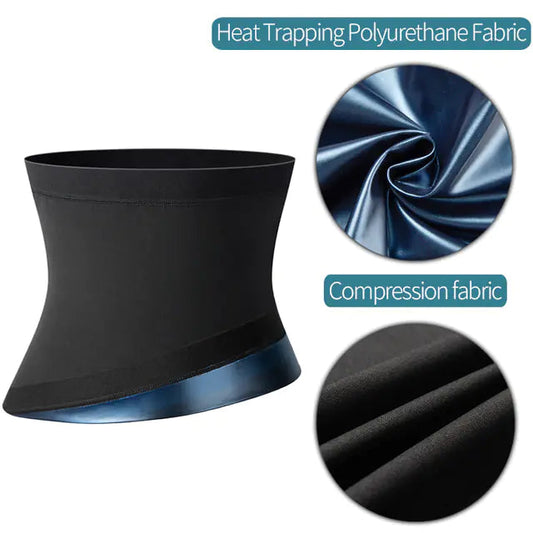 Men's Sauna Body Shaper Waist Trainer Slimming Belt Mmall USA