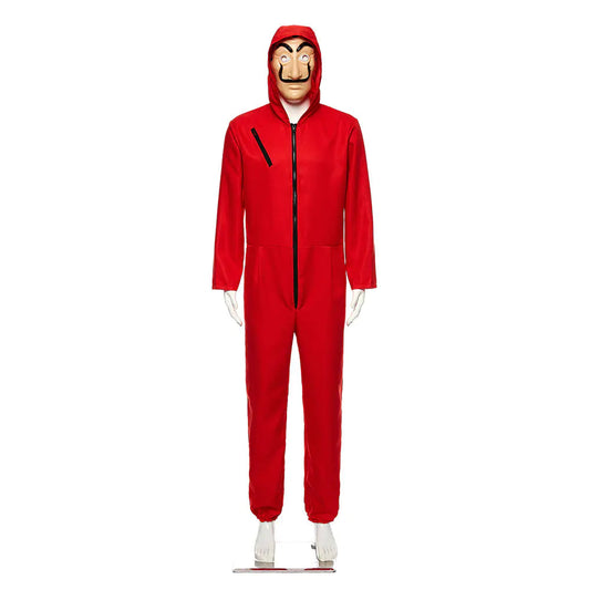 Halloween Cosplay Costume - Dali Red Bodysuit Mmall USA