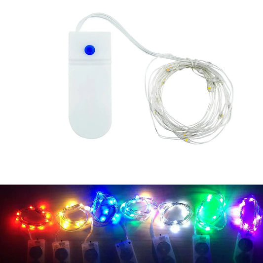 3 Modes Waterproof LED Mirco Wire String Fairy Lights Battery Power гирлянда Warm White Garland For christmas Party Decoration