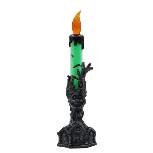 Creative Halloween Flame Candle with Ghost Hand Holder Mmall USA