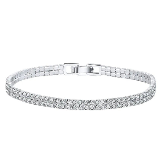 Sterling Silver Bracelet for Women's Fashion Temperament Mmall USA