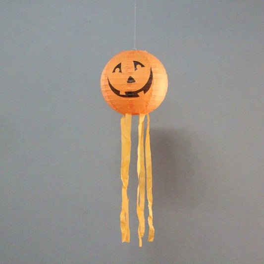 Pumpkin Paper Lanterns for Halloween Decoration
