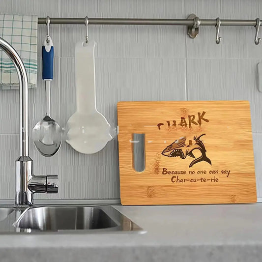 Laser-Carved Rectangular Household Cooked Food Plate