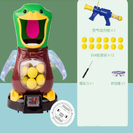 Air Pump Shooting Target Game with Soft Bullet Gun