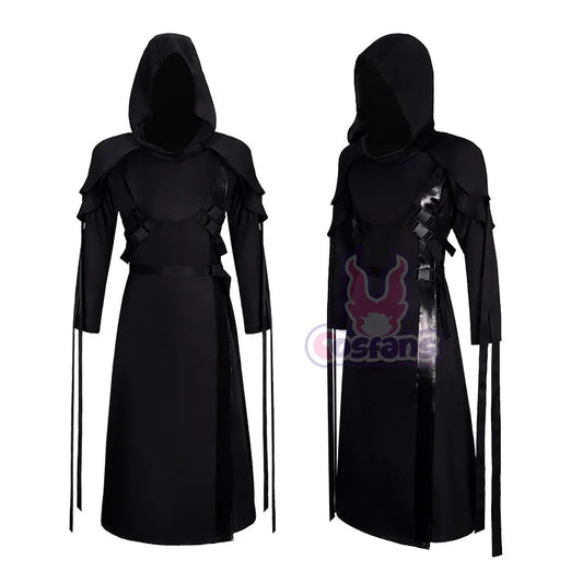 The Ghost Face Cosplay Costume Game Dead Daylight Role Play Uniform Halloween Carnival Party Outfit Men Women Medieval Costume