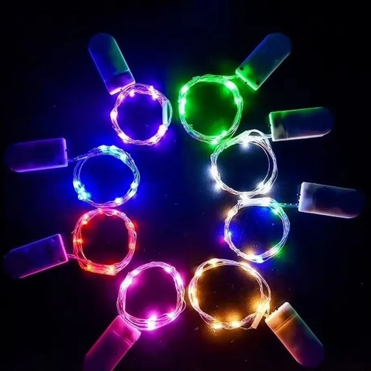 Battery Powered 10/20/30/50/100LEDs String Lights Copper Wire Light for Holiday Lighting Camping Flower Wedding Christmas Decor