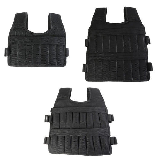 Adjustable Weighted Workout Vest (3–50KG) – Strength Training Weight Jacket for Running, Jogging, Fitness & Endurance Workouts