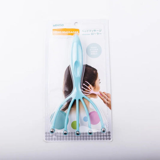 Head massager, five claw massage comb, ball roller, scalp and meridian dredging, head massage, relaxation, meridian comb Mmall USA