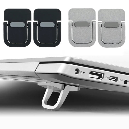 2pcs/Set Mini Portable Laptop Stand Riser - Computer Keyboard Stand for Notebook - Desktop Height Elevator