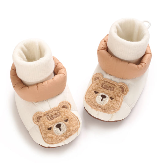 0-18M Baby Socks Soft Shoes Autumn And Winter Cartoon Pattern Style For Both Men And Women Anti Slip And Fashionable Design