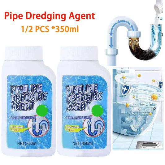 1/2PCS Sink & Drain Cleaner Powerful Pipe Dredging Agent Fast Foaming Sink & Drain Cleaner Kitchen Pipes Tunnel Powder