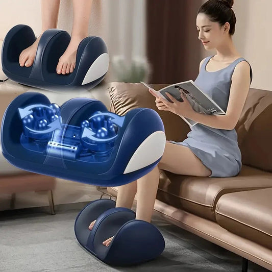 Extra Big Electric Foot Massager Hot Compress Shiatsu Kneading Leg Roller Kneading Calf Deep Relieve Fatigue Relaxation Muscle Mmall USA