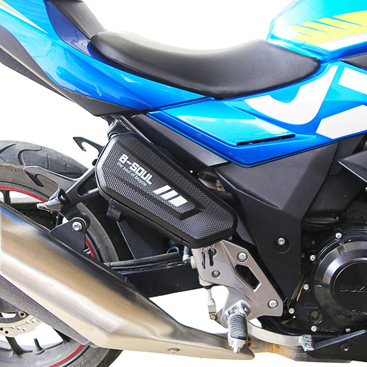 B-SOUL Electric Bike & Motorcycle Side Bag – Waterproof Hard Shell Triangle Pouch for Mountain Bikes & Scooters