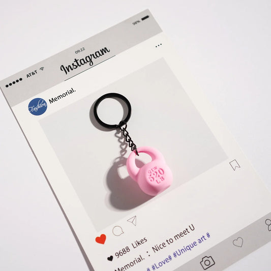 New kettle bell pendant, fitness keychain, sports accessories, backpack hanging accessories, couple creative gift accessories