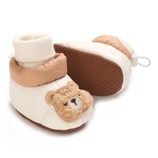 0-18M Baby Socks Soft Shoes Autumn And Winter Cartoon Pattern Style For Both Men And Women Anti Slip And Fashionable Design