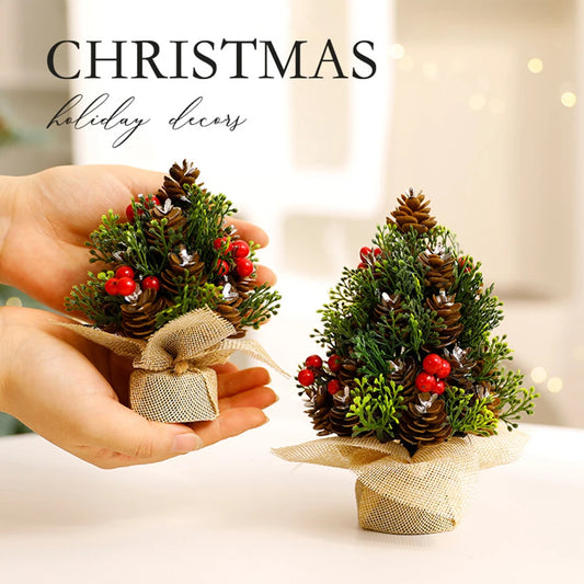 Mini Small Christmas Tree Small Christmas Tree Christmas Tabletop Ornament Christmas Tree Decoration Supplies Desk Decoration