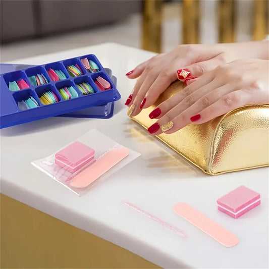1set-30pcs Nail Care Kit: Mini Files, Buffers & Sticks - Perfect for Jewelry Polishing & Manicures