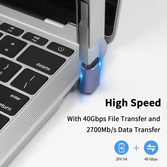 TYPE C Connector 4K OTG Plug 100W 40Gbps Data Transfer Ultra Fast Charging USB C USB3.1 Support 8K Adapter Extension