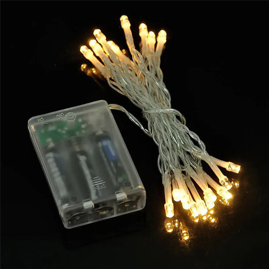 3M 6M 10M LED String Lights 3*AA Battery Operated Waterproof Fairy LED Christmas Lights For Holiday Party Wedding Decoration