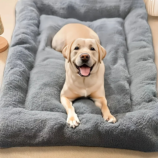 Dog Pet Beds Extra Large Plush Dog Bed Sofa Thickened Super Soft Polyester Pet Mat Dog Crate Mat Bed For Dog Beds 