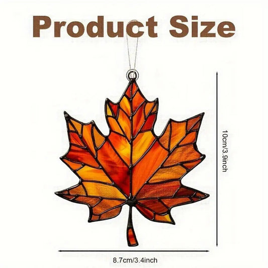 Fall Leaves Wall Art Decor Holiday Autumn Maple Leaves Acrylic Fall Decorations for Autumn Thanksgiving Party Supplies Mmall USA