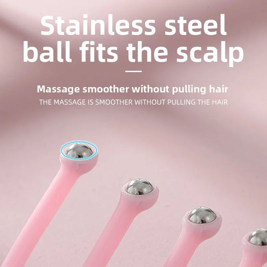 Head massager, five claw massage comb, ball roller, scalp and meridian dredging, head massage, relaxation, meridian comb