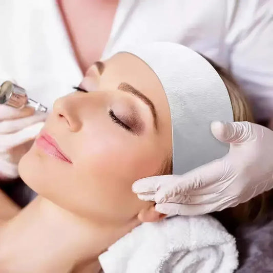 50pcs Disposable Headbands for Facials Spa Stretch Non-Woven Soft Skin Care Hair Bands Women Salons Face Washing Beauty Tools