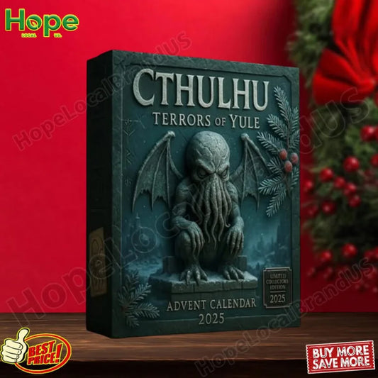 Cthulhu: Terrors of Yule – Advent Calendar : Coastal Holiday Decor Calendario Adviento Christmas Decoration 2025 Elf