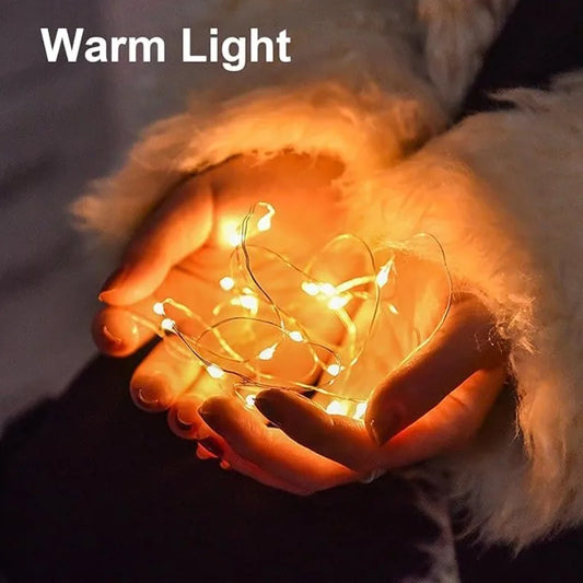 Fairy Lights USB Powered String Lights Warm Yellow Lamp Beads Led Christmas Lights Fairy String Lights Led Light String