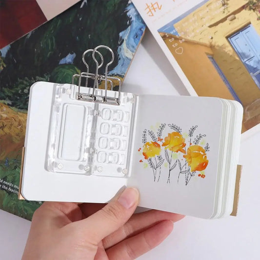 Art Supplies Acrylic Watercolor Paint Palette 8/15 Grid Mini Paint Pigment Box Portable Waterproof Empty Paint Box Student