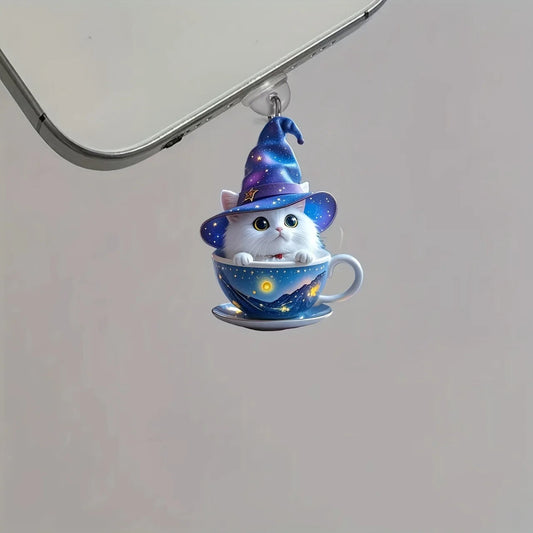Phone Accessory 2d Phone Decoration Phone Dust Plug Pendant Cute Connector Cover For Smartphone Tech Accessory Gift Mmall USA