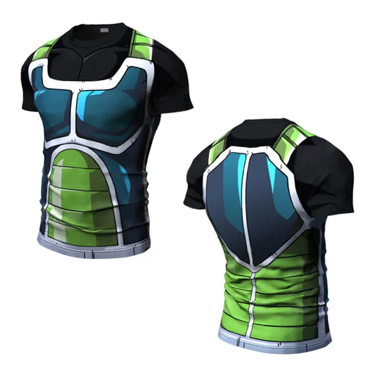 Summer Cosplay Printed Men’s T-Shirt – O-Neck Cartoon Gym & Bodybuilding Sports Top