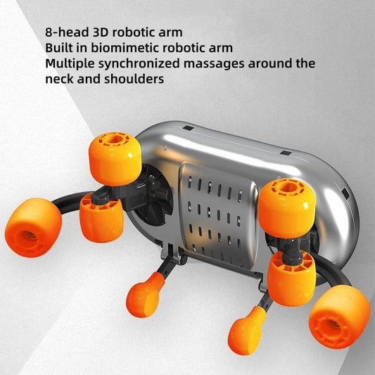 Neck shoulder Massager Deep Tissue shiatsu Back Massagers with Heatfor Pain Relief Electric Kneading Squeeze Muscles Massage Mmall USA