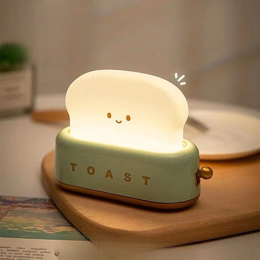 Night Lights Alarm Clock Wake Up LED Nightlight Creative Bedsides Desk Lamp Indoor Lighting Timing USB Dimmable Light Kids Gifts