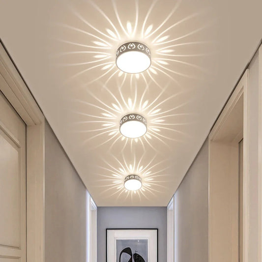 LED Ceiling Fixture Energy Saving Porch Light Protect Eyes Corridor Lamp Easy Installation Brightness Durable for Aisle Corridor