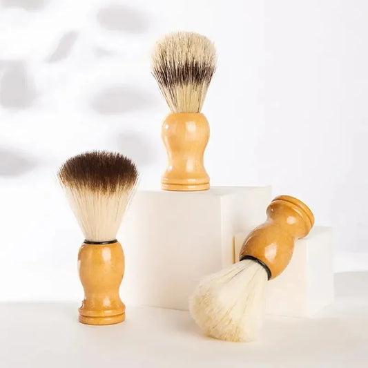 Hair foam whipping brush Brush Home men's shaving brush Hair salon men's mane and beard brush Beauty tools