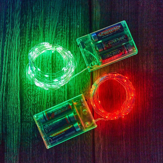 10M 100LEDs Festoon Silver Wire Light String Wedding Garland Lamp for Christmas Party Outdoor Garden Bedroom Decor Battery Power Mmall USA