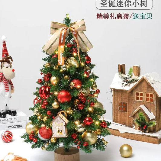 2025 Popular Christmas Tree Desktop Mini Christmas Tree Decoration for Home, Hotel, and Window Display - Artificial Small Tree