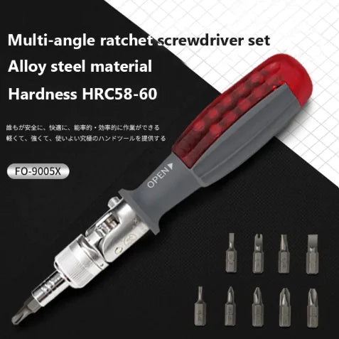 Multi-Angle Ratchet Screwdriver Set