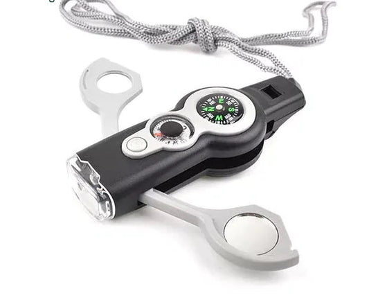 Multi-Functional Survival Whistle for Outdoor Camping Mmall USA