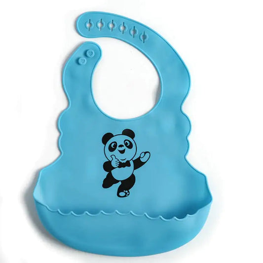 Food Grade Silicone Baby Bib with Saliva Pocket Mmall USA