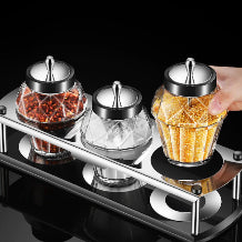 Kitchen Utensils Seasoning Jar with Spoon Cover Mmall USA