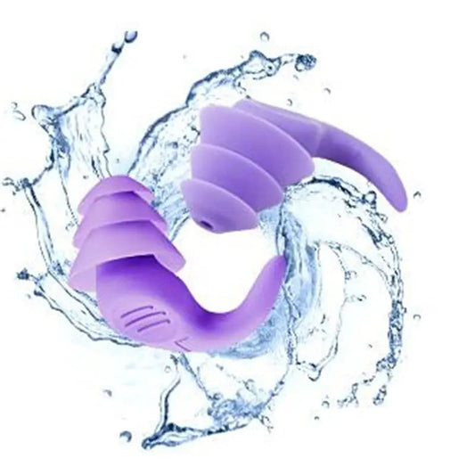 Silicone Soundproof Earplugs for Swimming and Sleeping Mmall USA