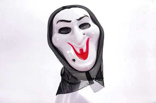 Ghost Face Party Mask for Halloween Celebrations