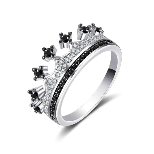 Two-tone Heart Shaped Zircon Ring Mmall USA