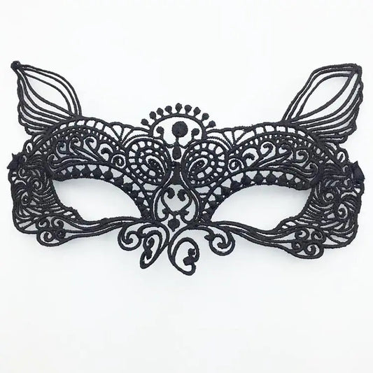 Fashionable Lace Catwoman Mask for Halloween Parties Mmall USA